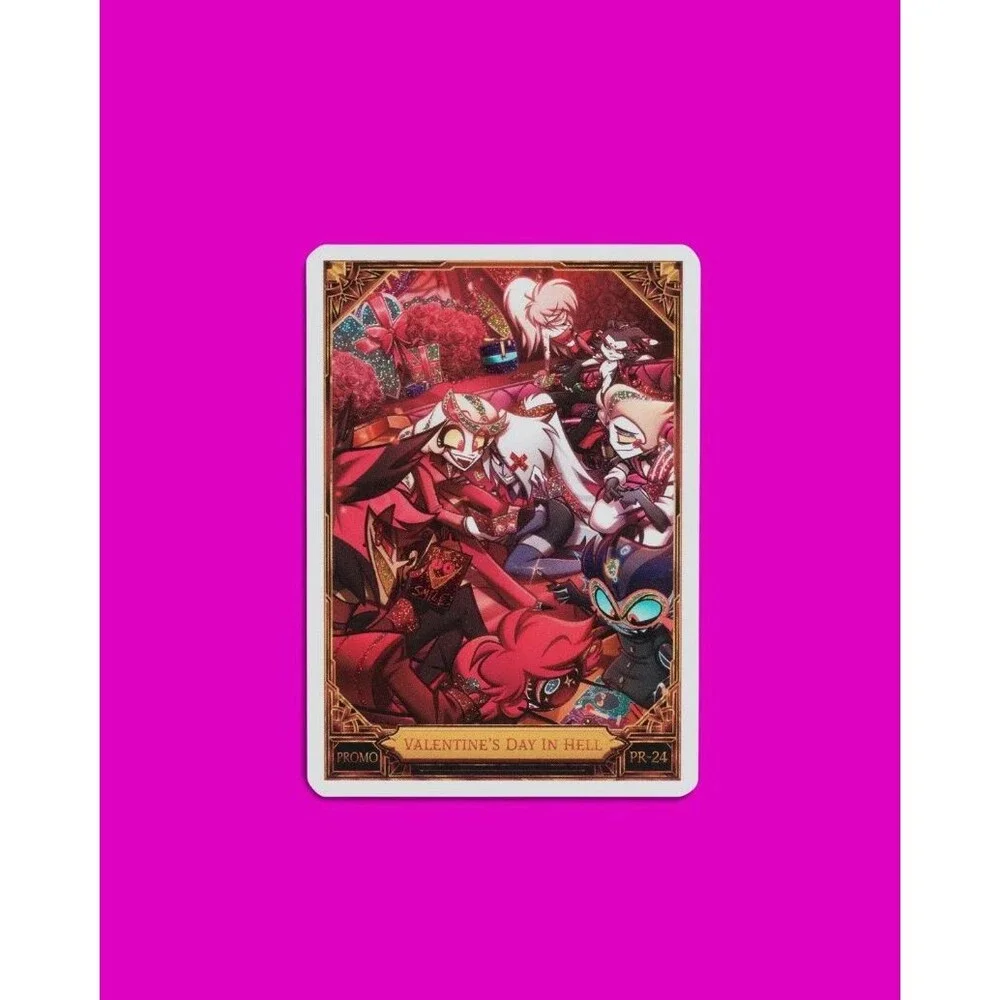 Hazbin Hotel Trading Cards Valentine's Day in Hell Promo Card (PR-24) IN HAND